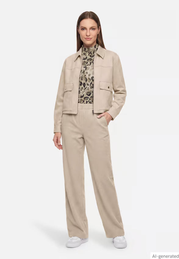 Wide Leg Cordurory Trousers