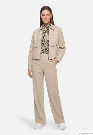 Wide Leg Cordurory Trousers
