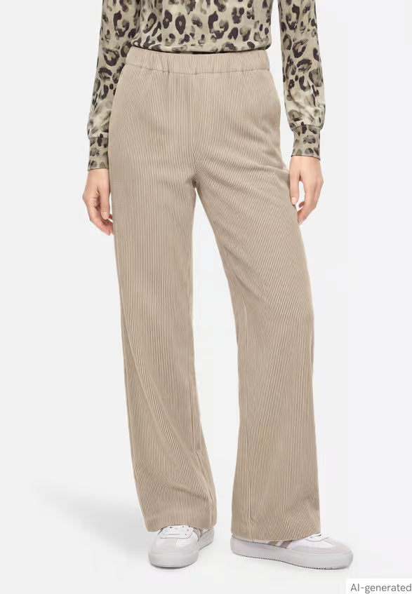 Wide Leg Corduroy Trousers, view 2 – Pamela Scott