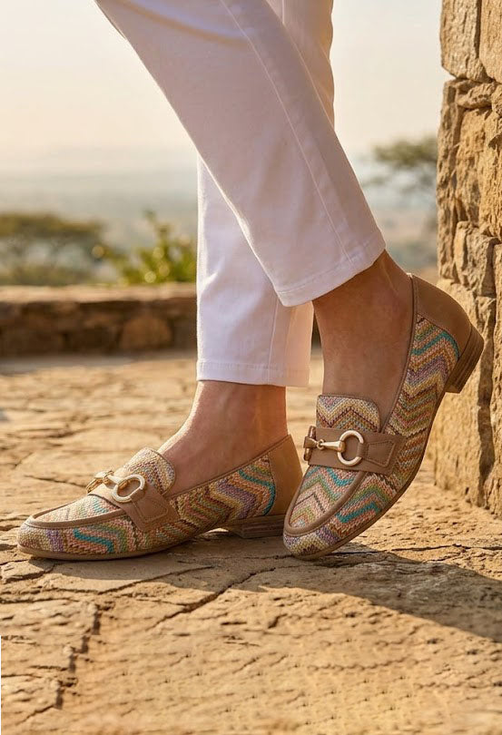 Woven look Loafer