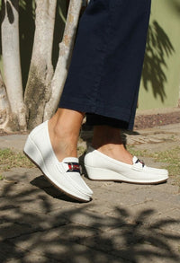 Wedge Laser Cut Loafer