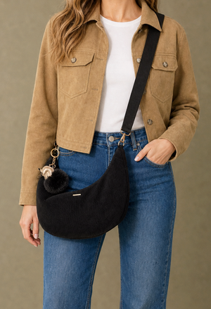 Corduroy Crossbody Bag