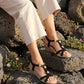 Starfish Braided Wedge Sandal