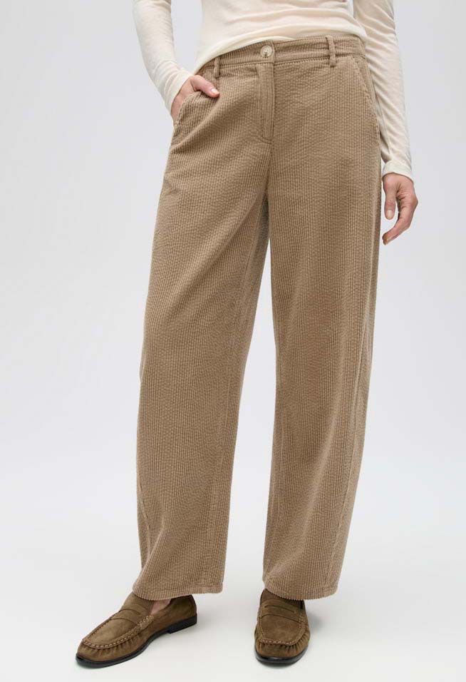 Myha Softness Barrel Fit Pants, view 2 – Pamela Scott