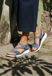 Crossover Strap Sandal