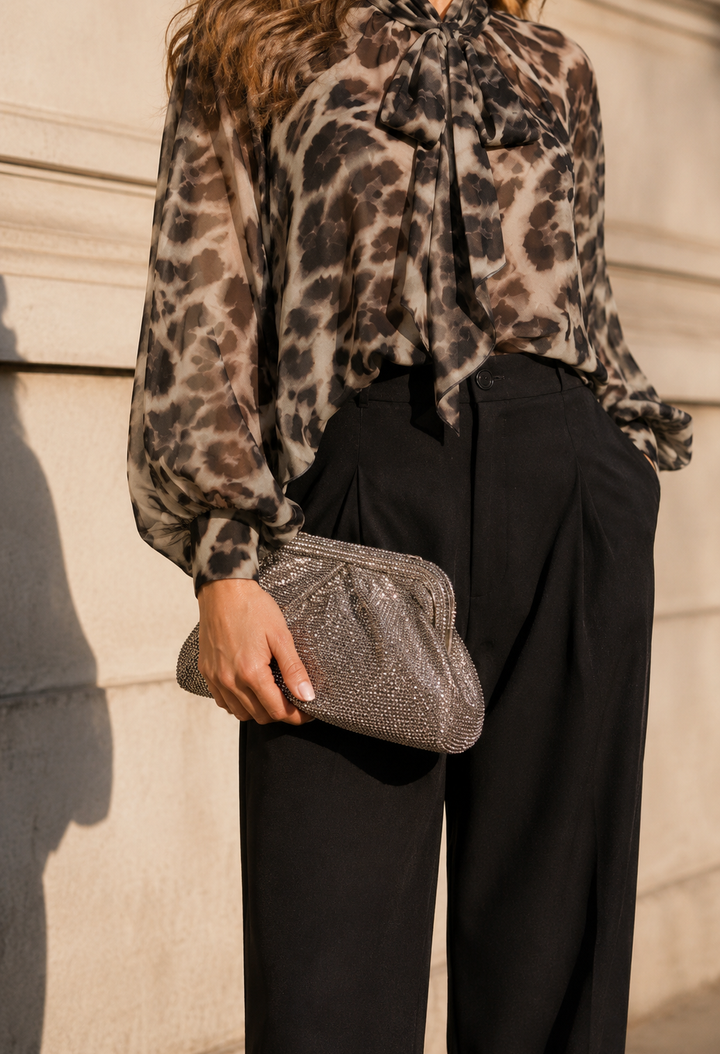 Diamante Clutch Bag