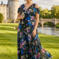 Jasmine Cold Shoulder Curve+ Maxi Dress