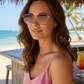 Half Frame Aviator Sunglasses