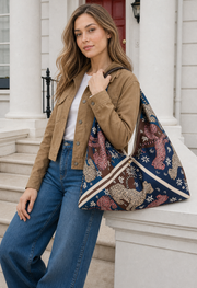 Abstract Print Tote Bag