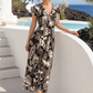 Sunny Faux Wrap Midi Dress