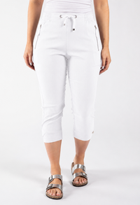 Zip Pocket Capri Trousers