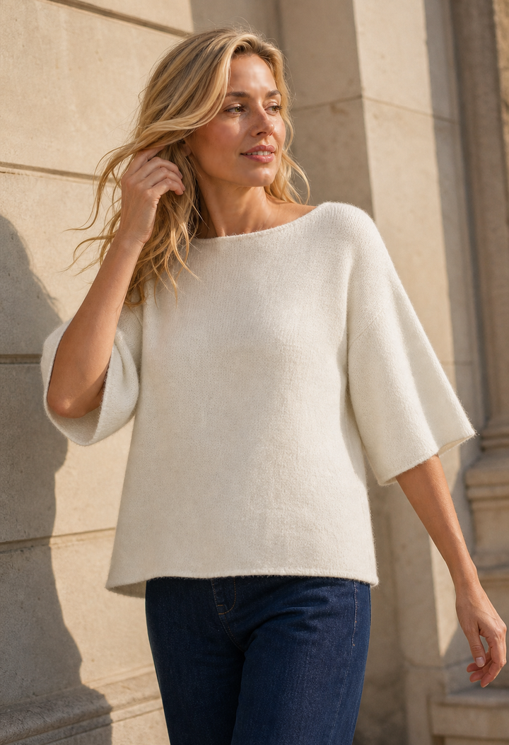 1/2 Sleeve Knit Top