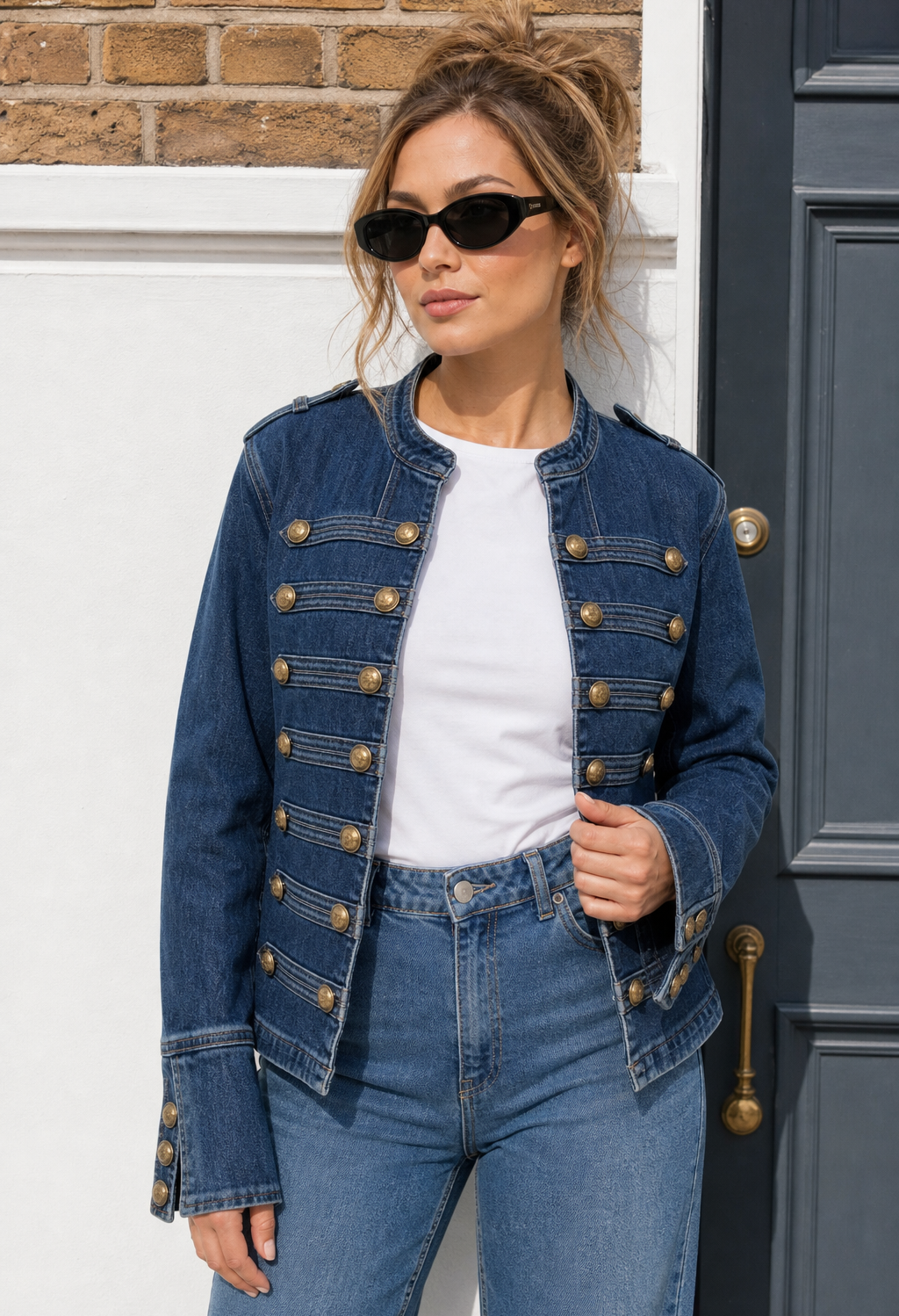 Napoleon Style Denim Jacket