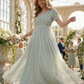 Floral Embellished Short Sleeve Maxi Dress
