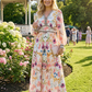 Floral Print Midi Dress