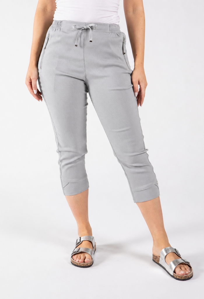 Zip Pocket Capri Trousers