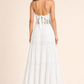 Floral Lace Wrap Maxi Dress