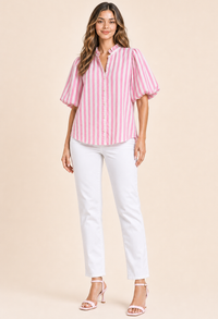 Bonbon Striped Blouse