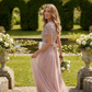 Embellished Maxi Dress With Sash Belt