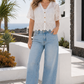 Crochet Hem Blouse