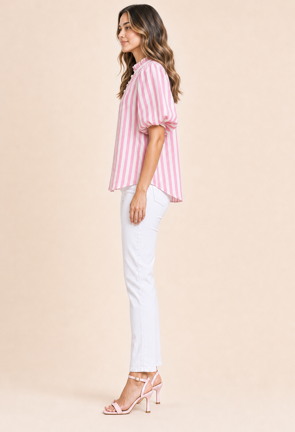 Bonbon Striped Blouse