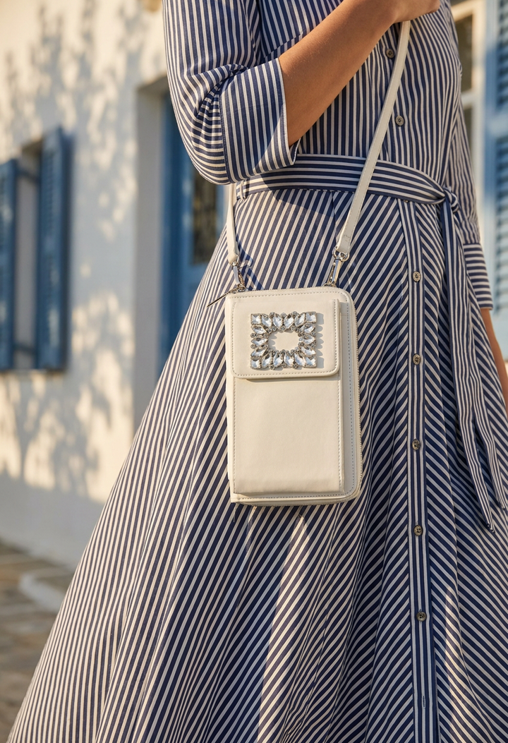 Diamante Mini Crossbody Bag