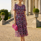 Stella Floral Lace Midi Dress