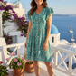 Floral Print Short Dress
