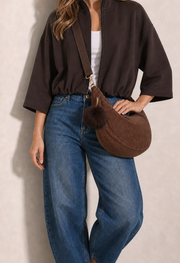 Corduroy Crossbody Bag