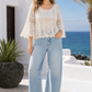 Crochet Knit Top