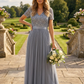 Embellished Maxi Dress With Sash Belt
