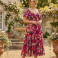 Liz Bolero Wrap Bodice Curve+ Midi Dress