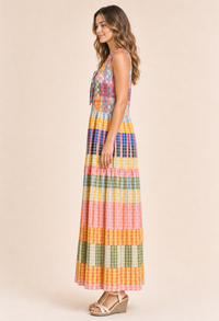 Gingham Maxi Dress