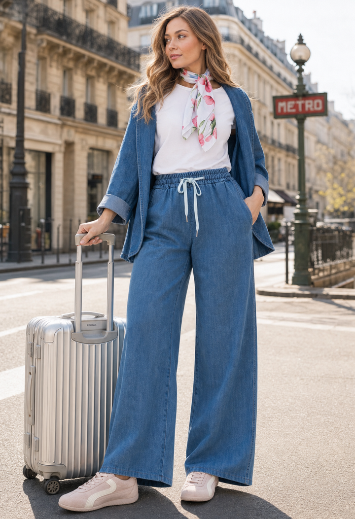 Pidi Relaxed Denim Trousers