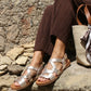 Cross-Strap Sandal