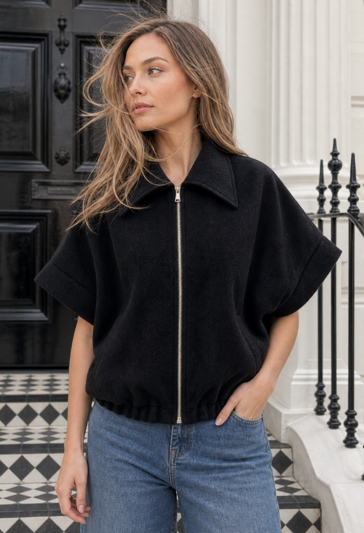 Soft Touch Zip-Up Jacket