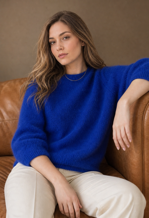 Luna Superfine Alpaca Knit Jumper