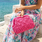 Woven Straw Clutch Bag
