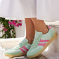 green stripe trainers