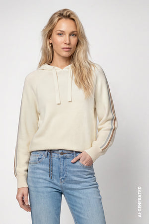 Knitted Jumper with Hood