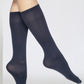 Opaque Knee High Socks