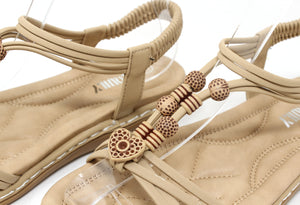 Wooden Beaded Sandal