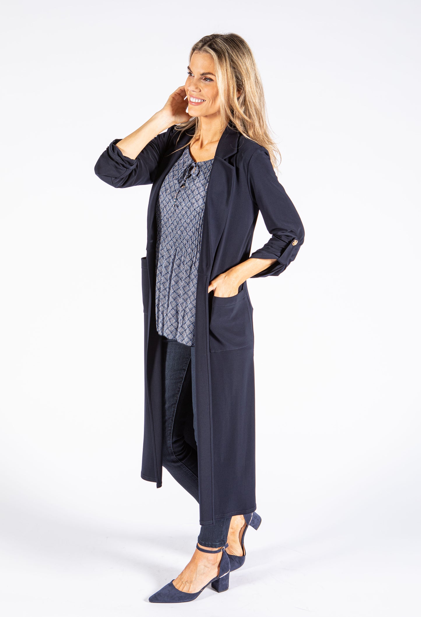 Long Jacket With Pockets