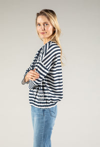Striped Graphic Sweatshirt