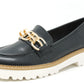 Link Chain Buckle Loafer