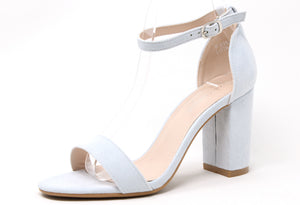 Microfibre Block Heel