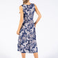 Paisley Knot Front Dress