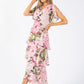 Rose Blossom Tiered Dress