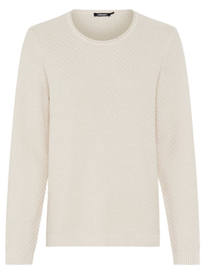 Ribbed Long Sleeve Knit Jumper