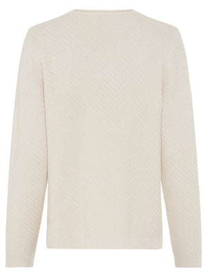 Ribbed Long Sleeve Knit Jumper